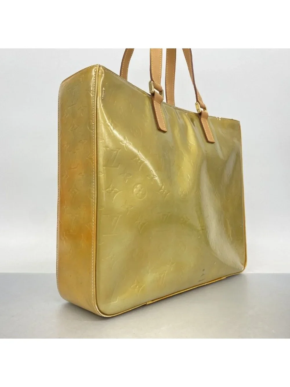 Louis Vuitton Tote Vernis Columbus Gray